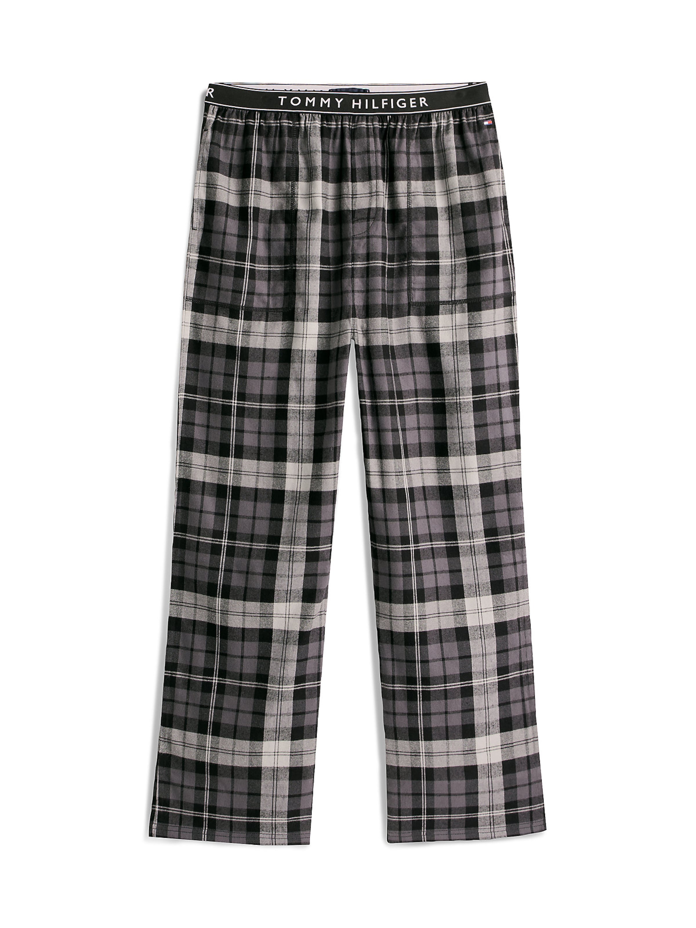 Pantaloni de pijama 'Essential' de la Tommy Hilfiger Underwear pe negru: față