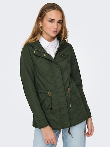 ONLY Between-Seasons Parka 'LORCA' in Green: front