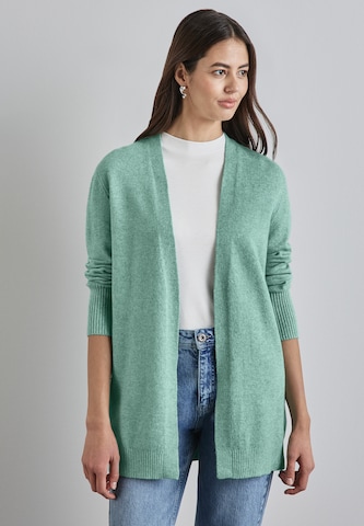 STREET ONE Strickjacke in Grün: Vorderseite