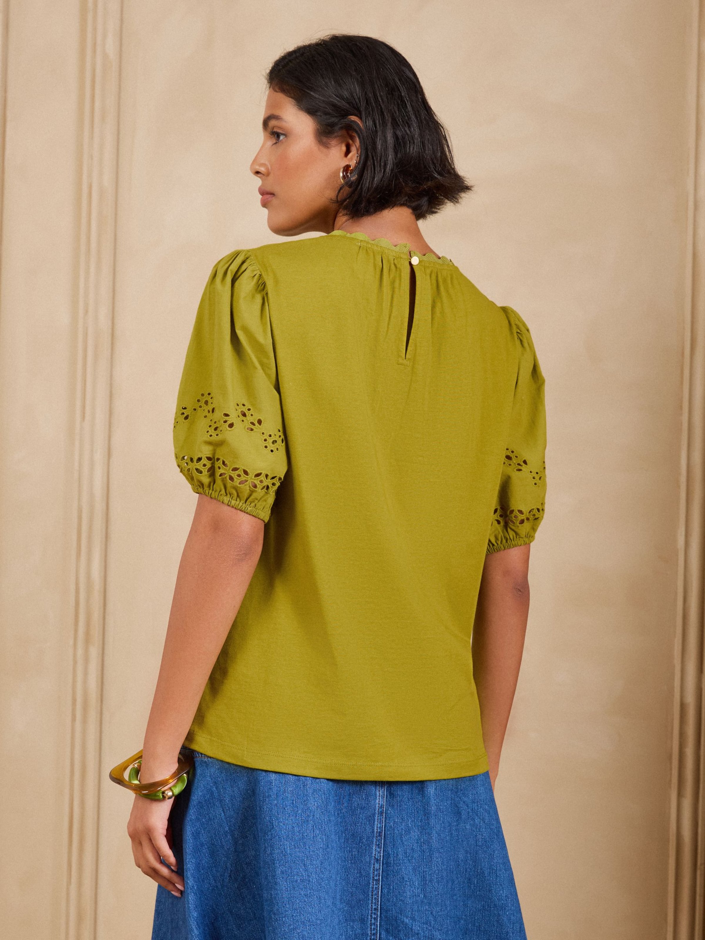 Maglietta di love & roses in verde