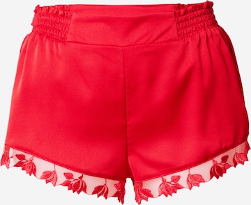 ETAM Παντελόνι πιτζάμας 'TENDRESSE' σε κόκκινο: μπροστά