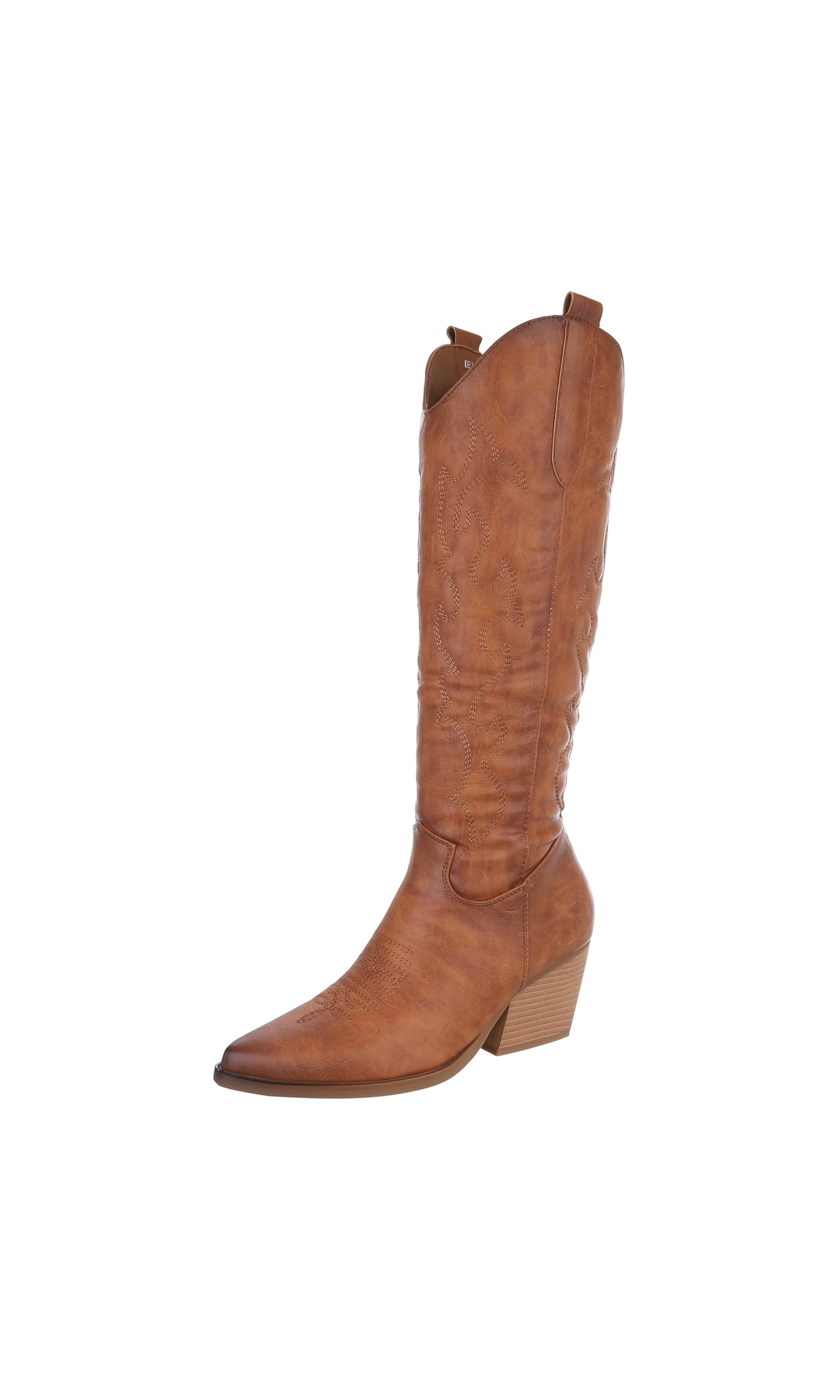 Ital-Design Cowboystiefel in Beige: Vorderseite