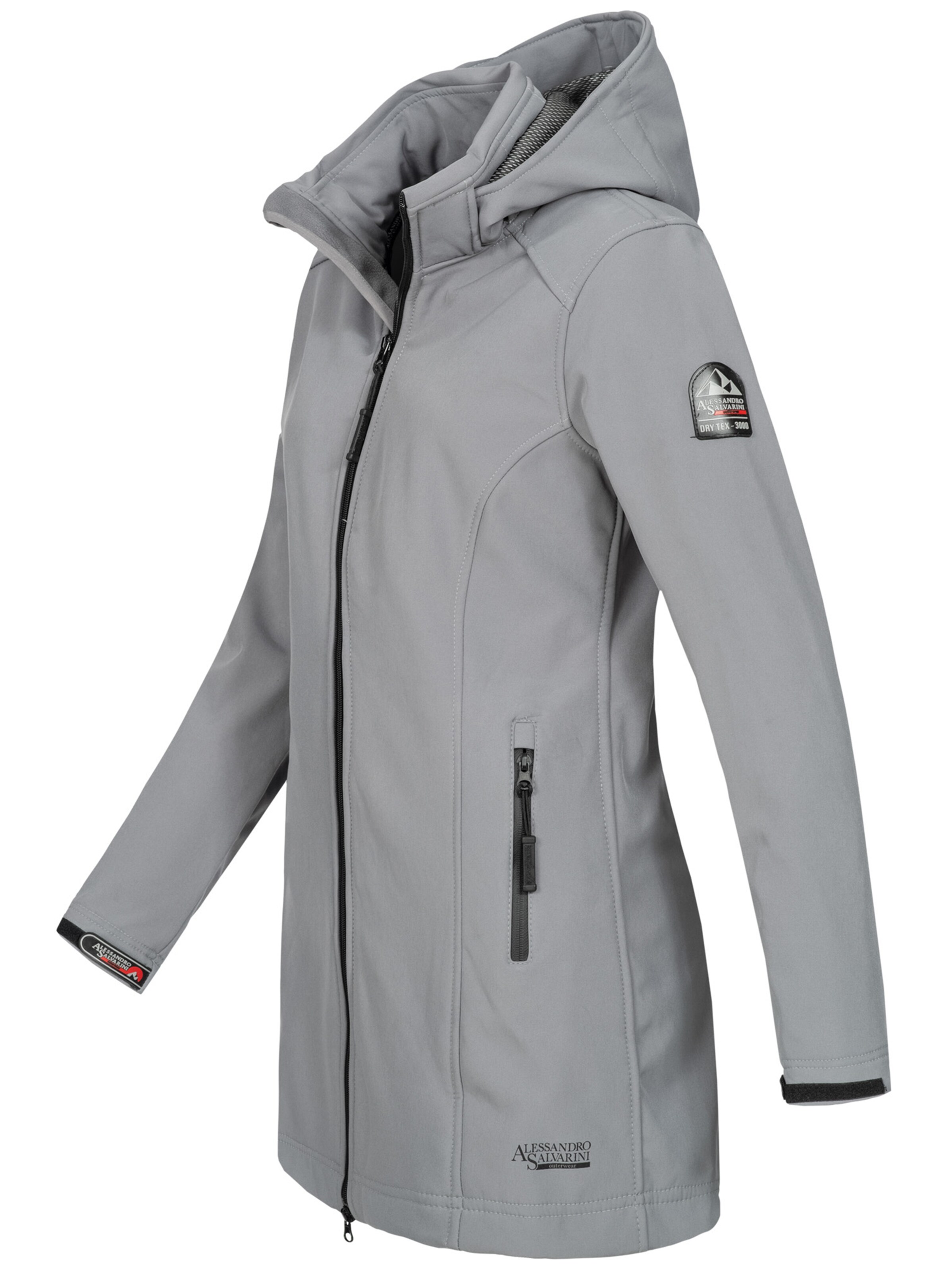 Alessandro Salvarini Weatherproof jacket in Grey