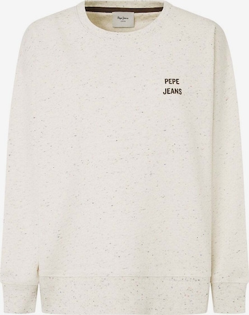 Pepe Jeans - Sudadera 'Faylin' en blanco: frente