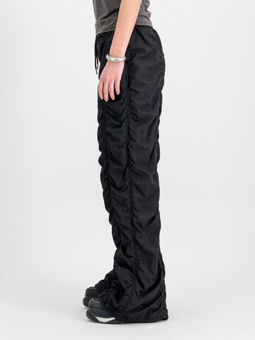 Wide Leg Pantalon ALPHA INDUSTRIES en noir