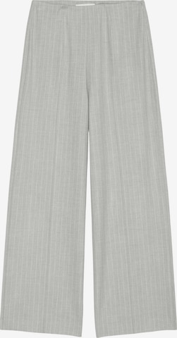 Marc O'Polo - Calças com vincos em cinzento: frente