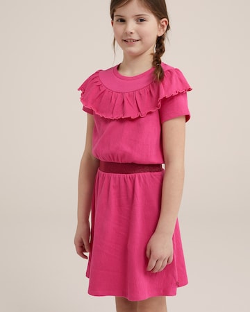 WE Fashion Dress in Pink: front