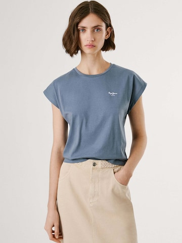 Maglietta 'Blooma' di Pepe Jeans in blu: frontale