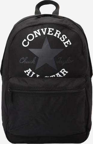 CONVERSE Reppu värissä musta: etupuoli