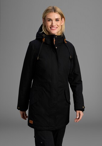 KangaROOS Winter Parka in Black: front