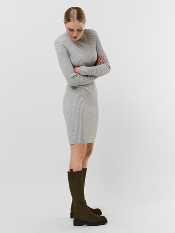 VERO MODA Knit dress 'Evie' in Grey