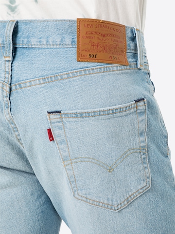 LEVI'S ®regular Traperice '501® Original Short' - plava boja