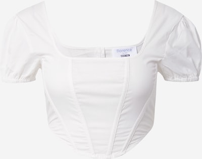 florence by mills exclusive for ABOUT YOU Top 'Date Night ' em branco, Vista do produto