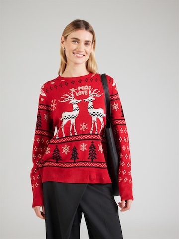 Pull-over Sublevel en rouge : devant