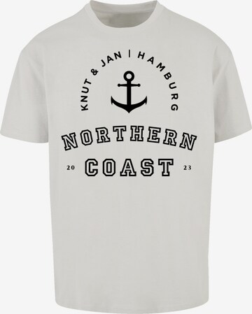 F4NT4STIC Shirt in Grey: front