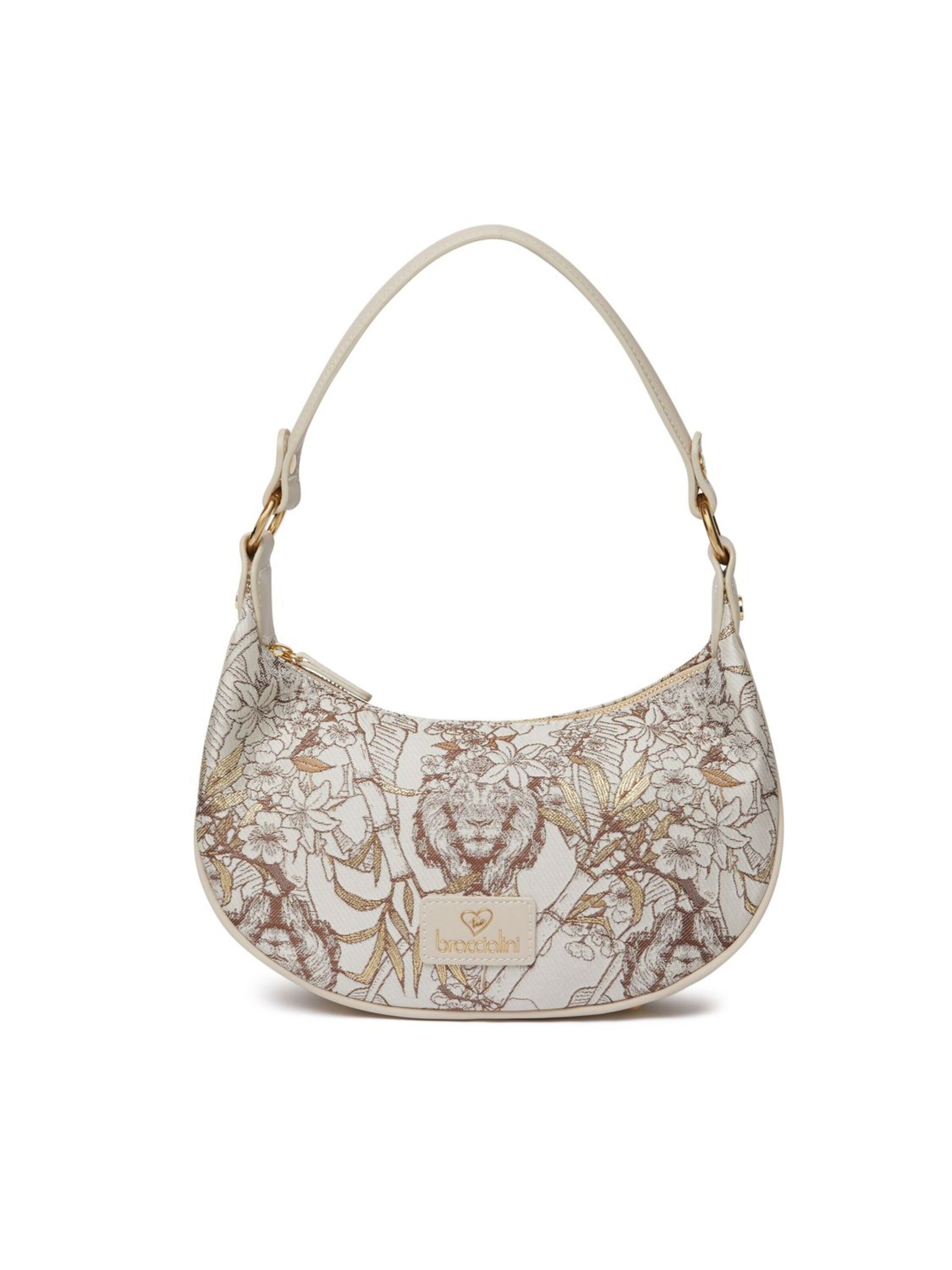Borsa a spalla 'Jacquard' in One Size Braccialini di colore beige, Visualizzazione prodotti