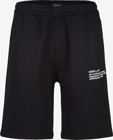 REPLAY Broek 'NOP' in Zwart: voorkant