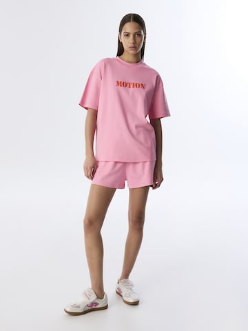 Twist Shirt in Roze