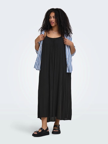 Robe d’été 'CARCHIARA' ONLY Carmakoma en noir : devant