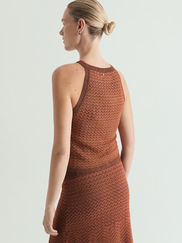 Scalpers Knitted vest in Red