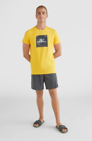 O'NEILL Функционална тениска 'Cube' в жълто