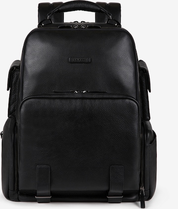 Piquadro Backpack 'Modus Special' in Black: front