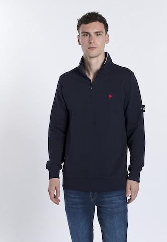 Sweat-shirt 'SANTIAGO' DENIM CULTURE en bleu