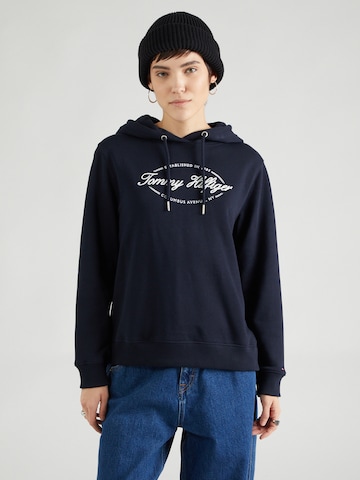 TOMMY HILFIGER Sweatshirt in Blauw: voorkant