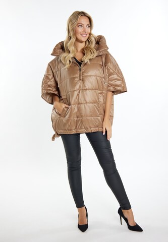 Veste mi-saison 'Quilted' faina en or