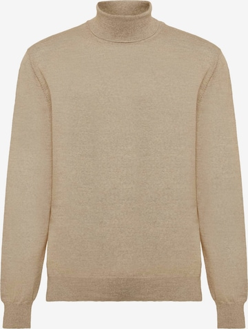 Pull-over Boggi Milano en beige : devant