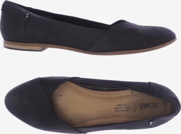 TOMS Ballerina 38 in Schwarz: predná strana