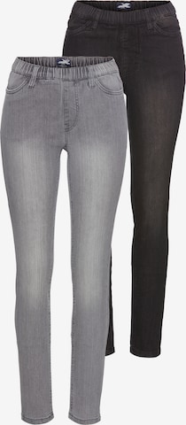 ARIZONA Skinny Jeggings in Grau: Vorderseite