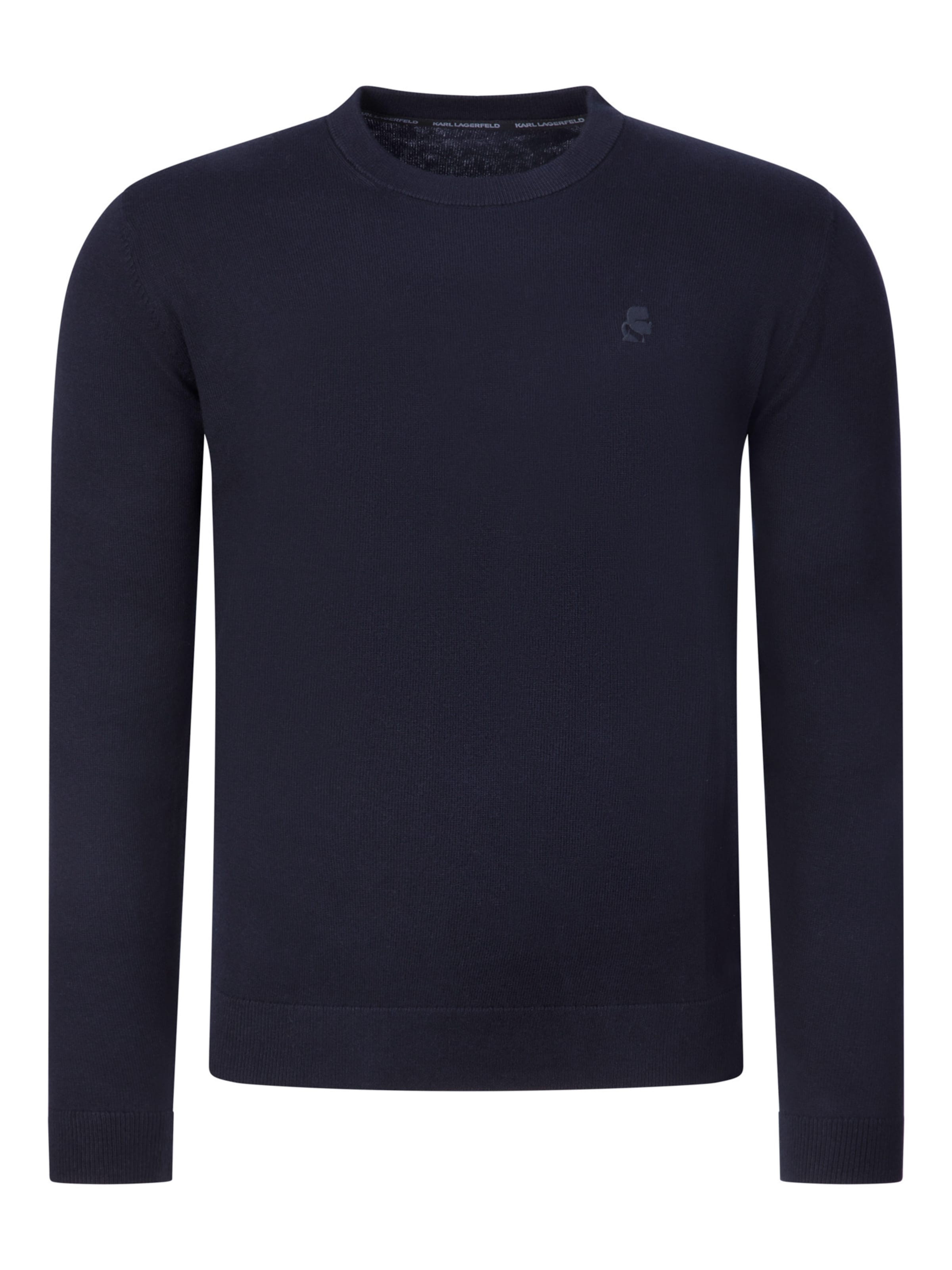 Pull-over ' 655000 ' Karl Lagerfeld en bleu : devant