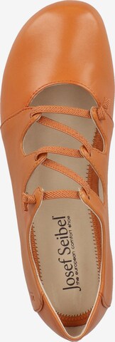 JOSEF SEIBEL Ballet Flats with Strap 'Fiona' in Orange