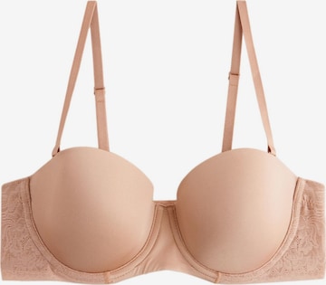 Next Balconette Bra in Beige: front