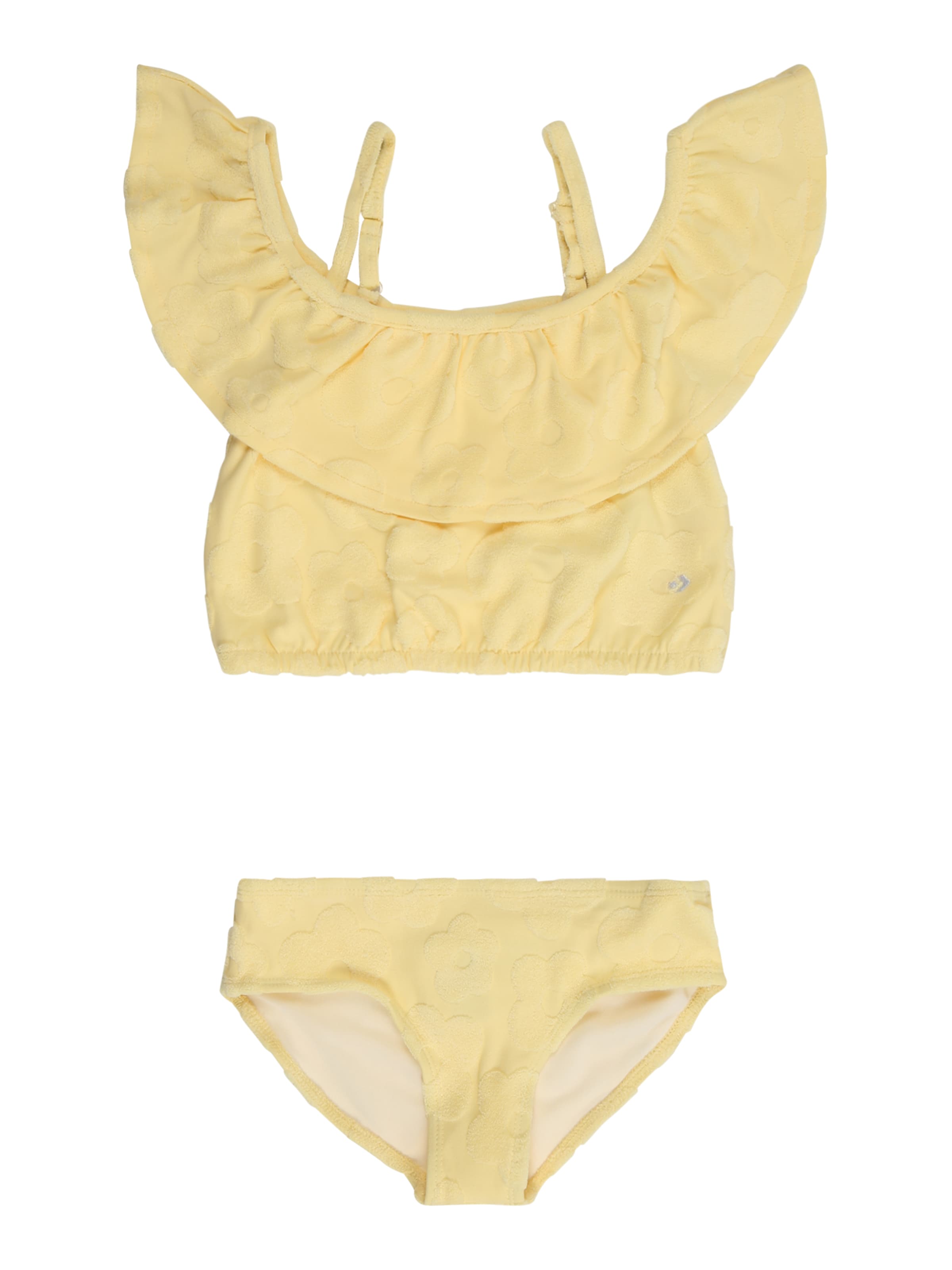 dzeltens CONVERSE Bezvīļu Peldkostīms: no priekšpuses