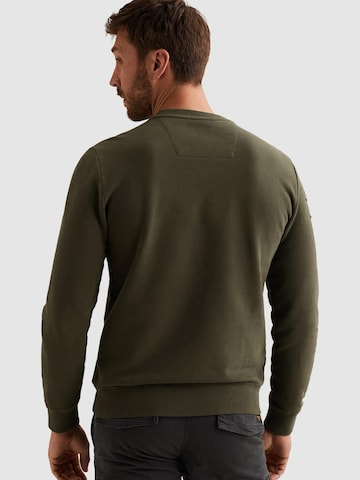 Felpa 'Sweatshirt with badges and garment-dye wash' di PME Legend in verde