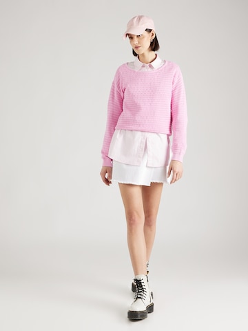 VILA - Pullover 'BELLISINA' em roxo: frente