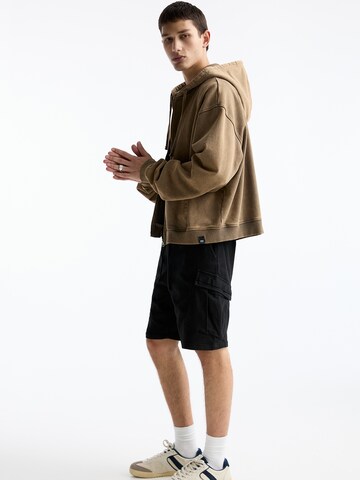 Pull&Bear Loose fit Cargo Pants in Black