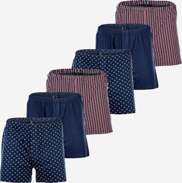 Yourbasics Boxershorts in Blauw: voorkant