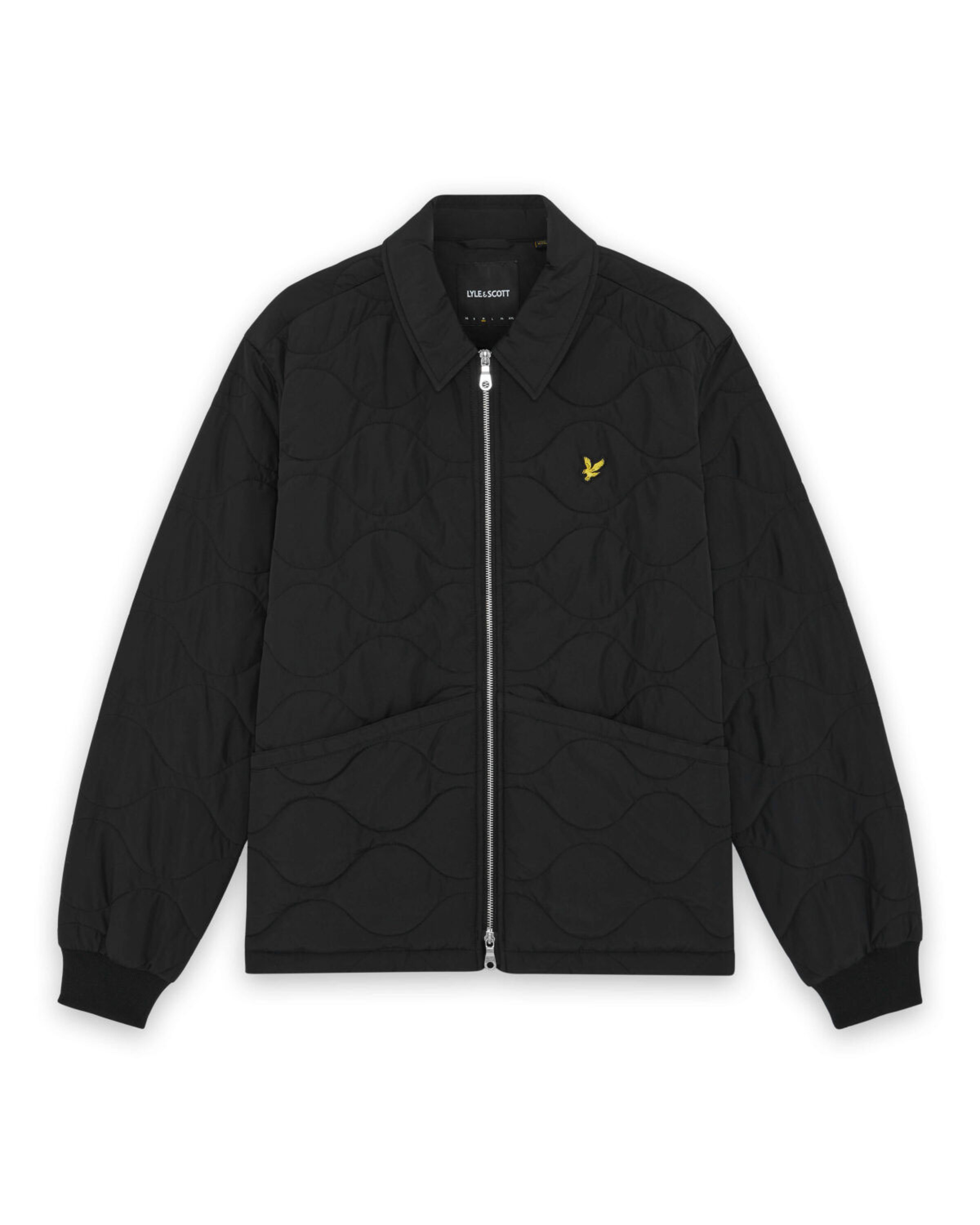 Lyle & Scott Tussenjas in Zwart: voorkant