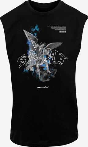 MJ Gonzales Shirt 'Saint V.1' in Zwart: voorkant