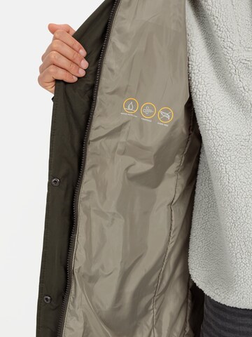 CAMEL ACTIVE Gesteppte Jacke mit abnehmbarer Kapuze in Grün