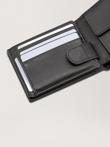 NEGOTIA Leather Wallet 'Folden' in Black