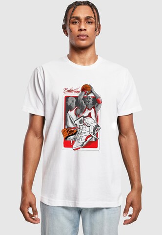 Maglietta 'Ballin Hard 1991' di MT Men in bianco: frontale