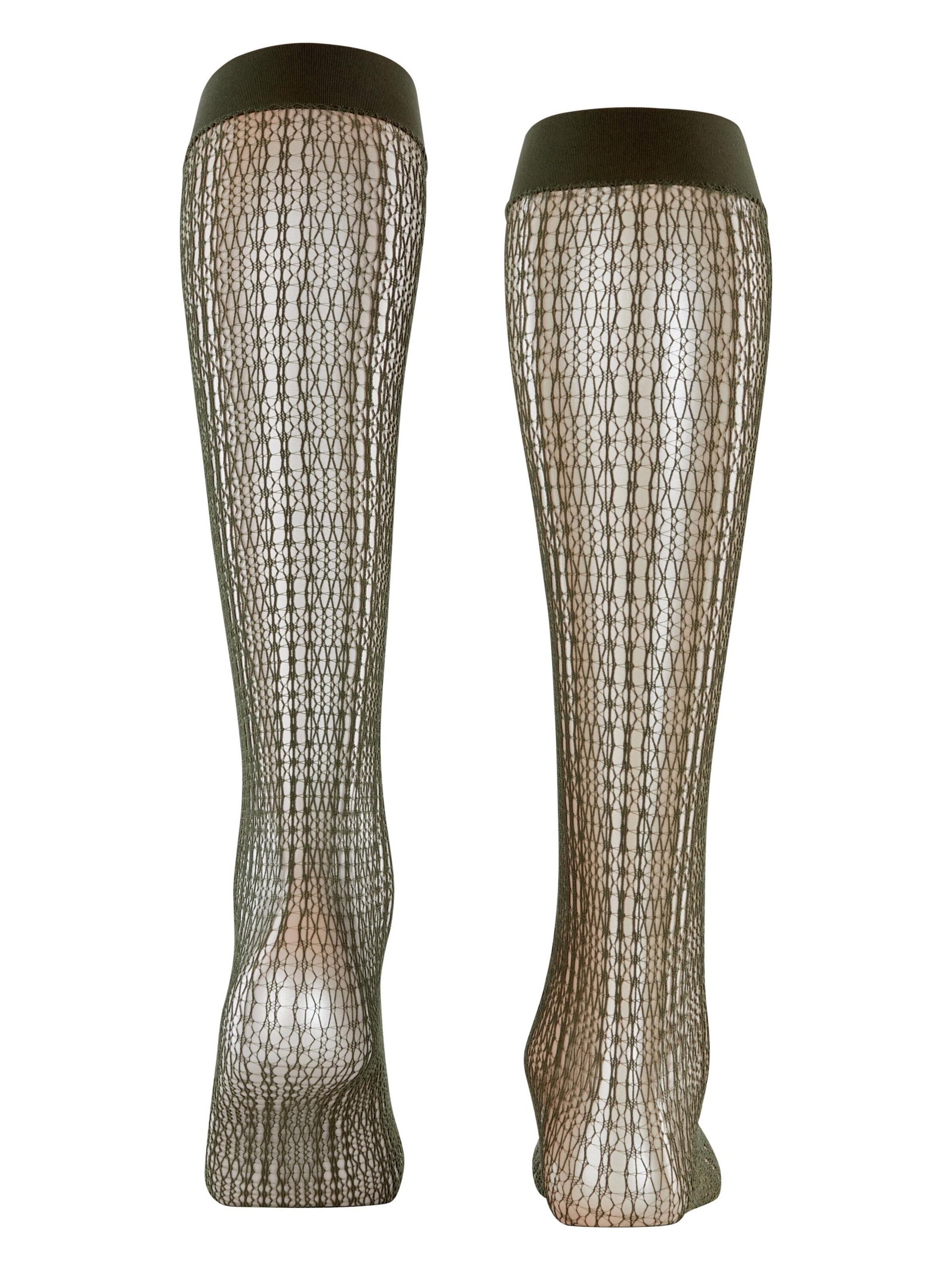 FALKE Overknee Strümpfe 'Crossroads'‌‌‌‌‌‌‌‌ in Grün