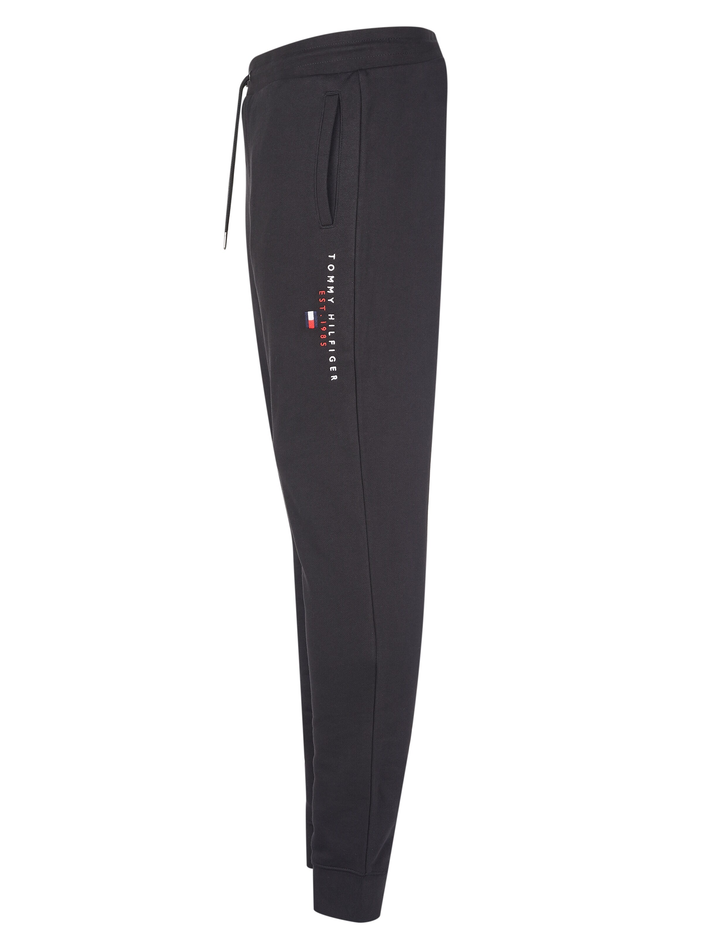 TOMMY HILFIGER - regular Pantalón deportivo 'Tommy Hilfiger Jogginghose Schwarz' en negro