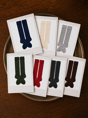 HerzSticht Traditional socks 'Silberdistel' in Beige