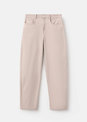 MANGO TEEN Loose fit Jeans in Beige