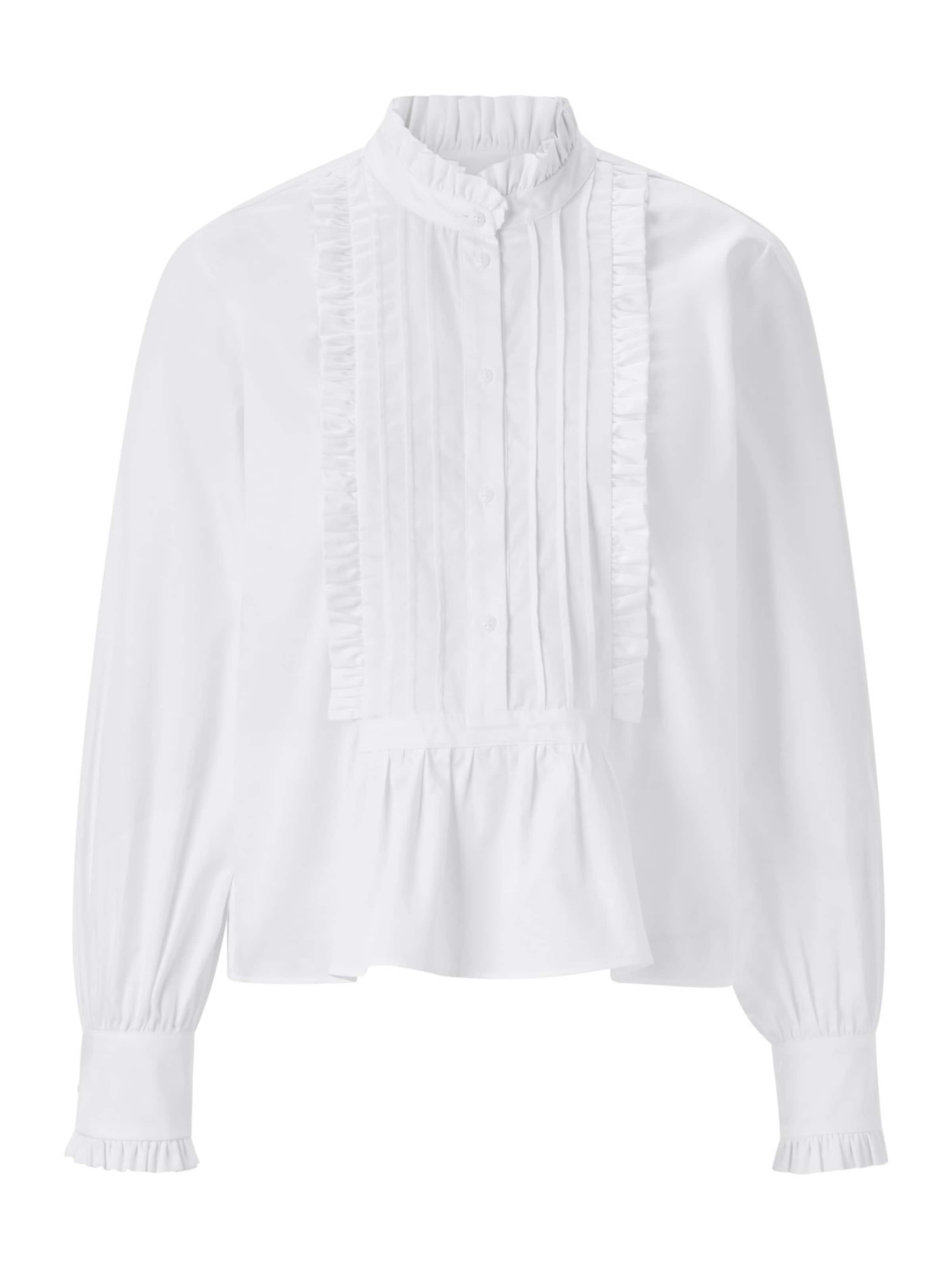 Rich & Royal Pluus, värv valge: eest vaates